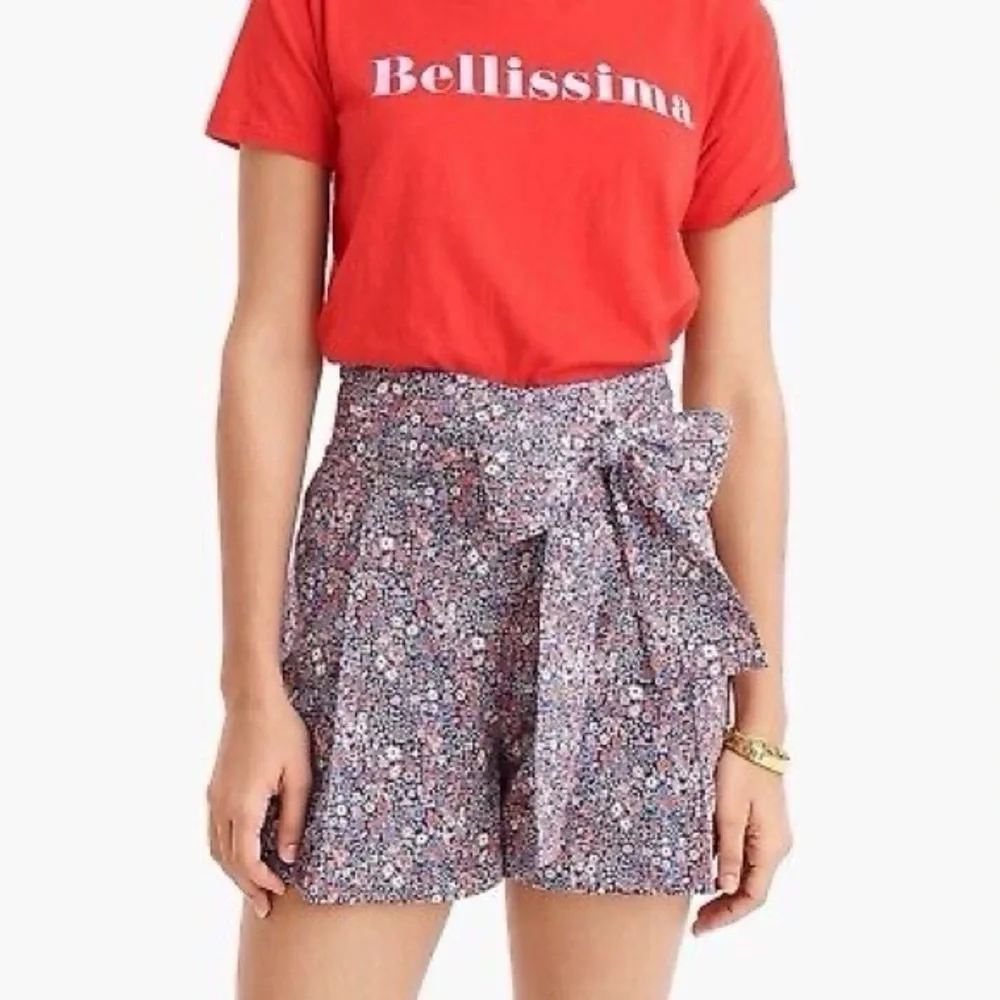NEW J.Crew Women’s Tie Waist Short in Liberty Tana Lawn Print - Picture 8 of 10